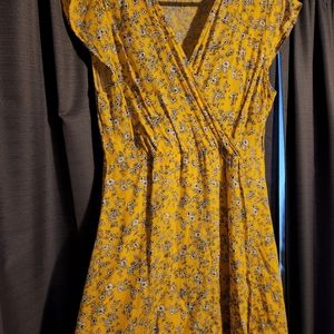 ROMWE Yellow Dress